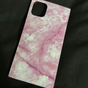 iPhone 11 pink marble case